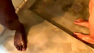 Hot French Brunette Slammed by Big Black Cock