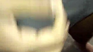 young guy masturbates while getting a gay blowjob.