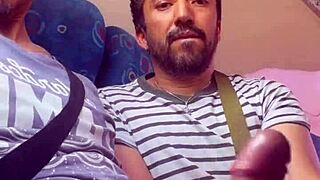 Mexican Amateur Sucks Cock on Public Bus! Wow, So Risky!