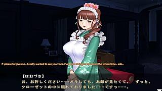maid-san says 'play with my big tits in this game'