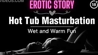 Solo play in the hot tub