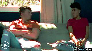 stepbrothers luca ambrose and masyn thorne explore gay sex