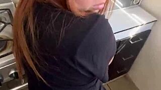 Maid's Leggings Get Cum On