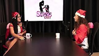 Brazilian Lesbians in Sheer Lingerie Enjoy Group Swingers