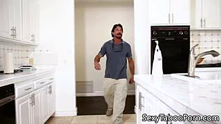 hey, wanna see this smalltit babe get facialized after hot spoon action?