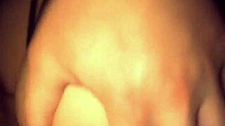 an old pot-bellied man fucks a young 18+ natural beauty with a perfect body and cums on her tits and ass