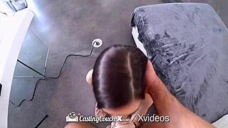 castingcouch-x foreplay car ride leads to hardcore fuck with agent