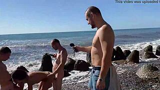 Did these four homeless guys just bang a student on the beach?