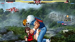 I watch brian battle ryougi shiki in this hentai cumshot scene