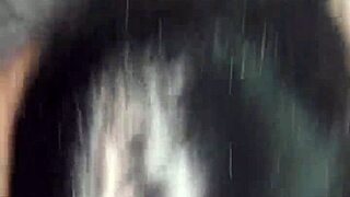 Amateur girl cums on monster cock during oral and handjob session