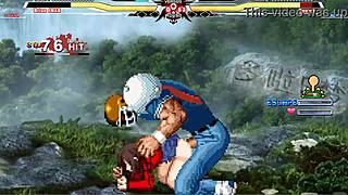 I watch brian battle ryougi shiki in this hentai cumshot scene