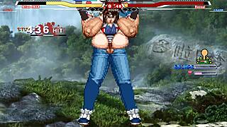 I watch brian battle ryougi shiki in this hentai cumshot scene