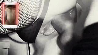 russian beauty enjoys a fresh treat after a stormy encounter