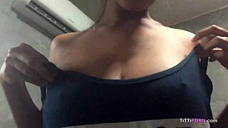 Black guy from the street gives natural tits fucking in Bangkok