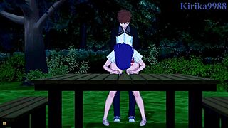 yo, Sakura Matou, Rider, and Shirou Emiya in wild Fate Stay Night hentai!