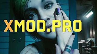 Animation Lesbian Sex with Judy Alvarez Banging Hot Girl in Cyberpunk Porno Mod