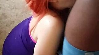 Hot wife receives deepthroat face fucking from monster black cock, ending with facial cumshot