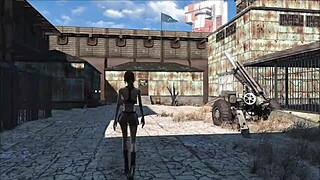 Check out this Fallout 4 wardrobe fashion, she says