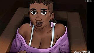 Horny Teacher Sucks Student Cock on Stage in Summertime Saga