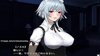Maid-san To Boin Game Noel Scene 4 English! Watch The Hentai Cosplay Action!