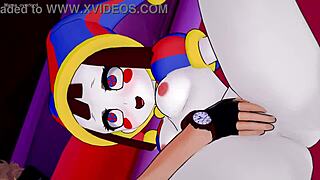 pomni quiere sexo otra vez en este caliente video hentai 3d.