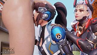 Overwatch Compilation Featuring Various Animated Scenes