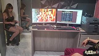 Latina Emo Plays with Boyfriend's Magic Flute