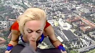 Classic Porn: Kelly Trump as Super Woman in Retro German Action