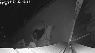 Real cheating wife and friend fuck in a hotel on the balcony taboo sex