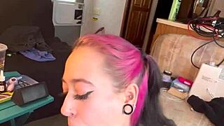 beautiful woman sucking monster cock to orgasm