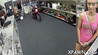 stunning minx is being filmed in a reality movie, sucking and fucking hardcore