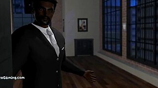 My secretary came in like this – rough and deep anal sex – 3D