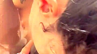 Strawberry Gives Druffbandit Exclusive Blowjob And Cums Five Times. Intense Interracial Action.