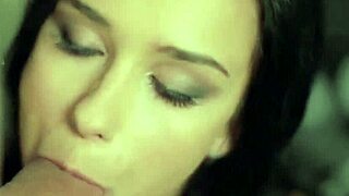 Brunette Amateur Licks Balls And Sucks Cock Hard. She Swallows Facial Cum.