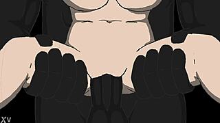 Animated porn featuring creampie and doggystyle scenes