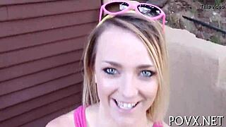 Intense POV Blowjob And Rough Pussy Fucking With Legal Age Teen 18+