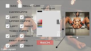 Feeling Bound in 3D Metal Bondage Fetish Game