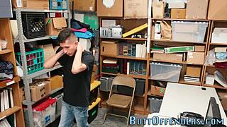 Gay Teen Caught Giving Blowjob and Riding Cop's Cock in Hardcore Reality Scene