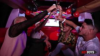 I celebrated my birthday in a limousine with a gay orgy group.