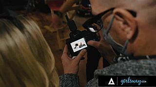 Aiden Ashley and Charlotte Sins in hot photoshoot action