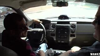 i wank to this hardcore slut brunette blowjob babe parody