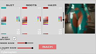 Feeling Bound in 3D Metal Bondage Fetish Game