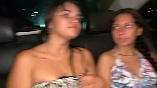 My girlfriend and I have an affair fucking in a taxi