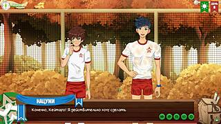 i made a juicy blowjob to natsumi in game friends camp episode 9