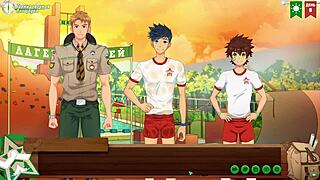 i made a juicy blowjob to natsumi in game friends camp episode 9