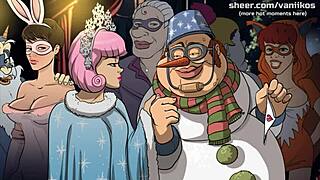 in witch hunter trainer, young bunny girl gets throat fucked by old man on new year, intense hentai cartoon part 13