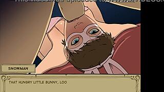 in witch hunter trainer, young bunny girl gets throat fucked by old man on new year, intense hentai cartoon part 13