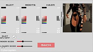 Feeling Bound in 3D Metal Bondage Fetish Game