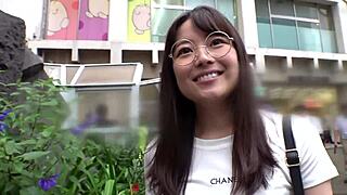 Cute asian babe begs staff for sex, loves blowjobs, gets massive cumshot on face