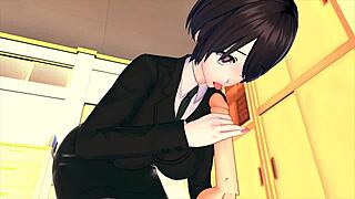 female boss implements employee training 3d hentai 85